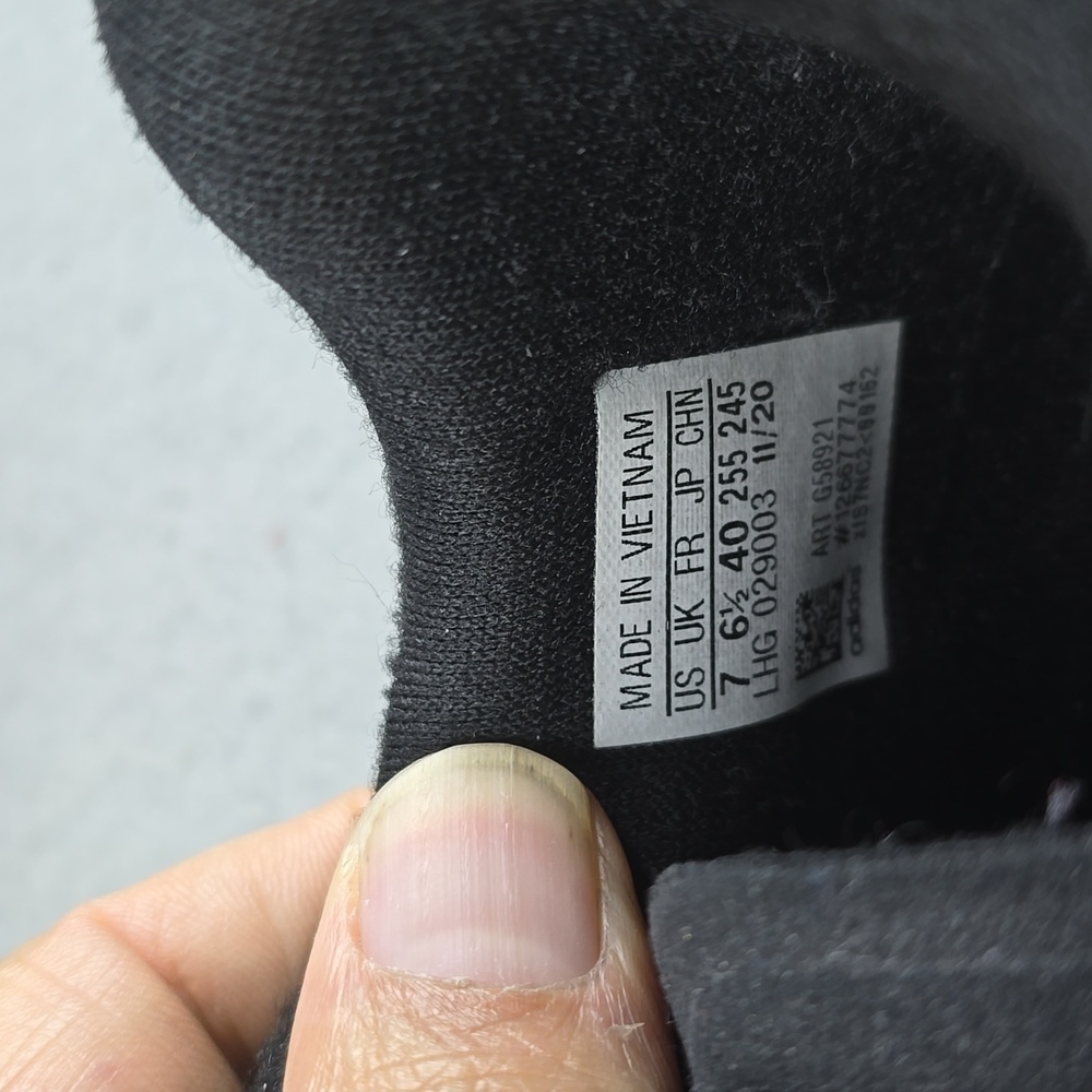 Adidas boost, triple black. Zx one k men's size 7 Snrakers,shoes Qulity - Picture 5 of 10
